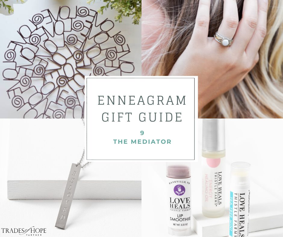Enneagram Type 9 Fair Trade Gift Guide | Read all about the Type 9 Gift ideas! Click for details on how to purchase these gorgeous Fair Trade & Ethical Gifts for yourself! #fairtrade #ethical #giftguide #tradesofhope #directsales #enneagram