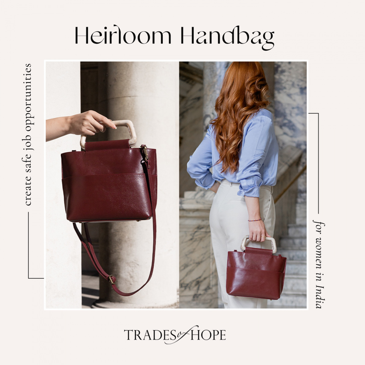 Fair trade shopping that fights poverty and trafficking - Trades of Hope -  Bags