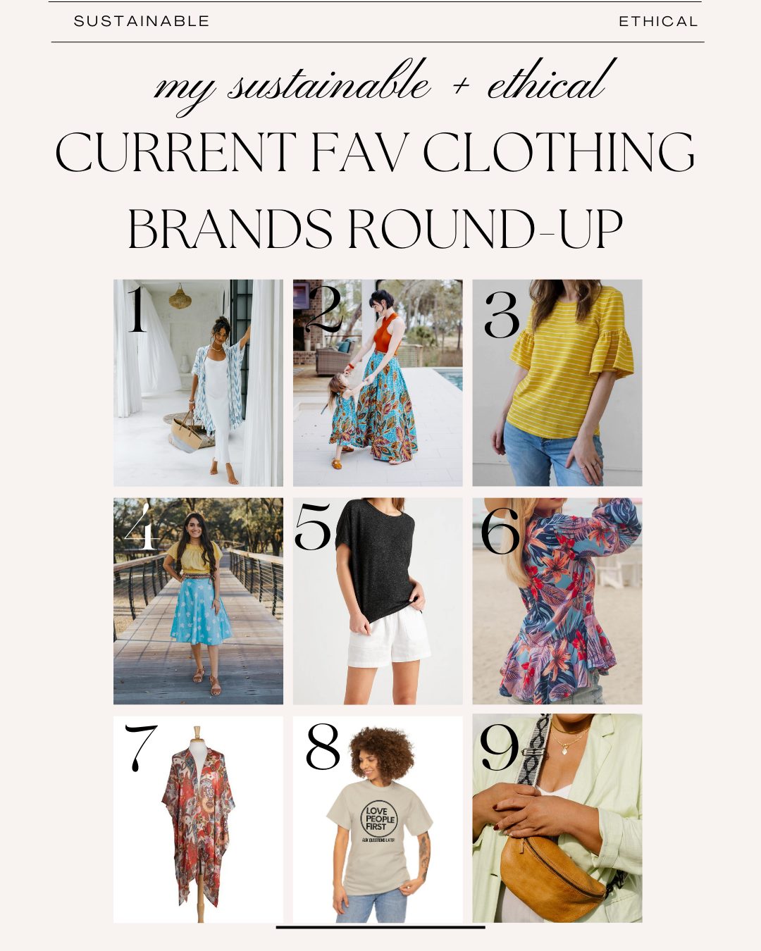My Current Favorite Clothing Brands, Ethical & Sustainable